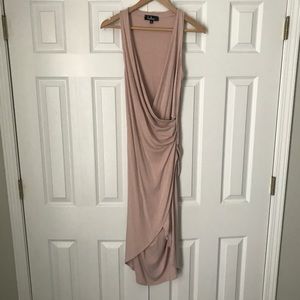 Lulus wrap bodycon dress. Medium.